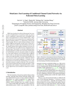 MetaGater: Fast Learning of Conditional Channel Gated Networks via
  Federated Meta-Learning