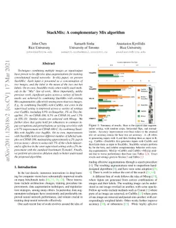 StackMix: A complementary Mix algorithm