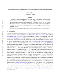 Functional Principal Component Analysis for Cointegrated Functional Time
  Series