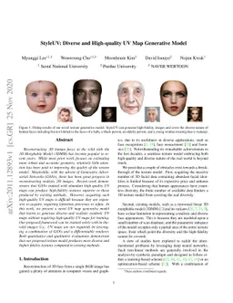 StyleUV: Diverse and High-fidelity UV Map Generative Model