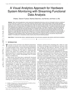 A Visual Analytics Approach for Hardware System Monitoring with
  Streaming Functional Data Analysis