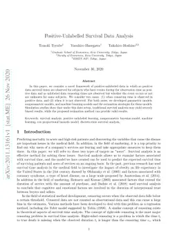 Positive-Unlabelled Survival Data Analysis