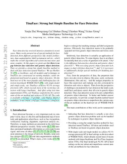 TinaFace: Strong but Simple Baseline for Face Detection