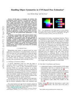 Handling Object Symmetries in CNN-based Pose Estimation