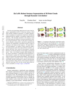 DyCo3D: Robust Instance Segmentation of 3D Point Clouds through Dynamic
  Convolution