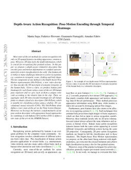 Depth-Aware Action Recognition: Pose-Motion Encoding through Temporal
  Heatmaps