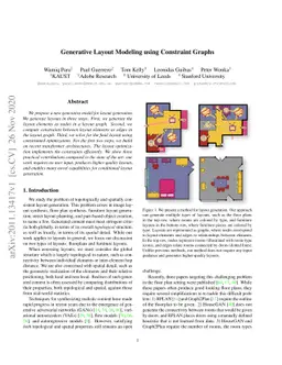 Generative Layout Modeling using Constraint Graphs