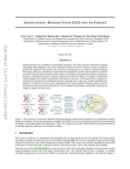 Association: Remind Your GAN not to Forget