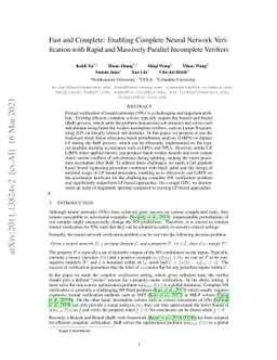 Fast and Complete: Enabling Complete Neural Network Verification with
  Rapid and Massively Parallel Incomplete Verifiers