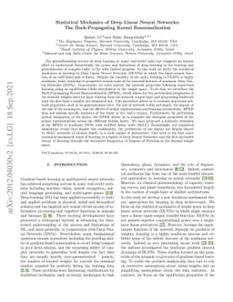 Statistical Mechanics of Deep Linear Neural Networks: The
  Back-Propagating Kernel Renormalization