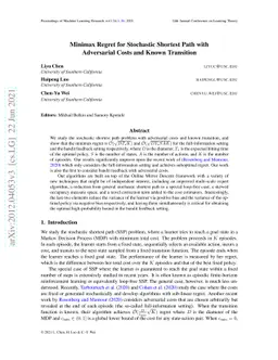 Minimax Regret for Stochastic Shortest Path with Adversarial Costs and
  Known Transition