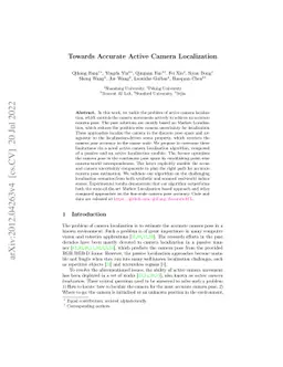Towards Accurate Active Camera Localization