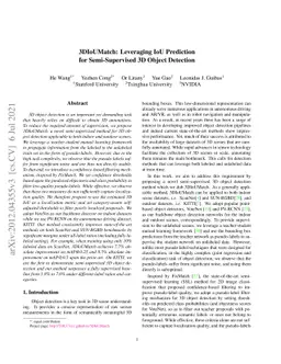 3DIoUMatch: Leveraging IoU Prediction for Semi-Supervised 3D Object
  Detection