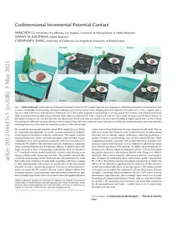 Codimensional Incremental Potential Contact