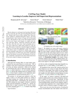 CASTing Your Model: Learning to Localize Improves Self-Supervised
  Representations