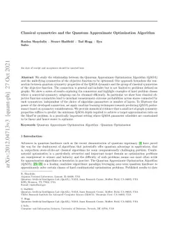 Classical symmetries and the Quantum Approximate Optimization Algorithm