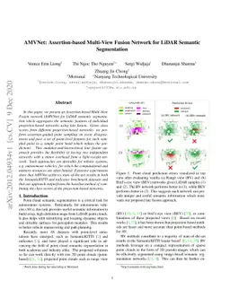 AMVNet: Assertion-based Multi-View Fusion Network for LiDAR Semantic
  Segmentation