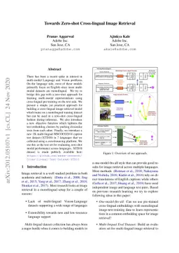 Towards Zero-shot Cross-lingual Image Retrieval