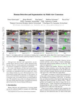 Human Detection and Segmentation via Multi-view Consensus