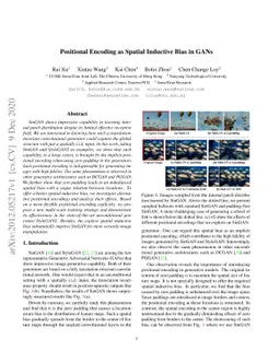 Positional Encoding as Spatial Inductive Bias in GANs