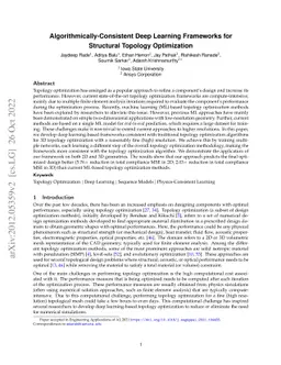 Algorithmically-Consistent Deep Learning Frameworks for Structural
  Topology Optimization