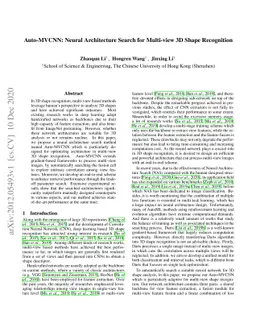 Auto-MVCNN: Neural Architecture Search for Multi-view 3D Shape
  Recognition