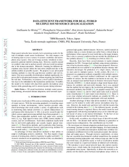 Data-Efficient Framework for Real-world Multiple Sound Source 2D
  Localization