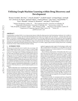 Utilising Graph Machine Learning within Drug Discovery and Development