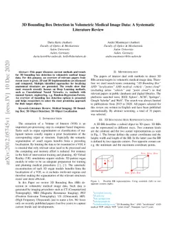3D Bounding Box Detection in Volumetric Medical Image Data: A Systematic
  Literature Review