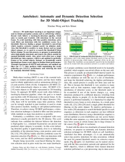 AutoSelect: Automatic and Dynamic Detection Selection for 3D
  Multi-Object Tracking