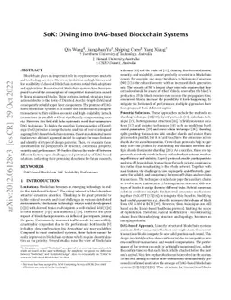 SoK: Diving into DAG-based Blockchain Systems