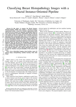 Classifying Breast Histopathology Images with a Ductal Instance-Oriented
  Pipeline