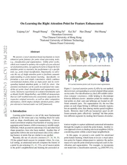 On Learning the Right Attention Point for Feature Enhancement