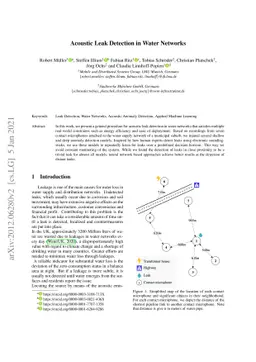 Acoustic Leak Detection in Water Networks