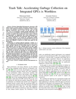 Trash Talk: Accelerating Garbage Collection on Integrated GPUs is
  Worthless