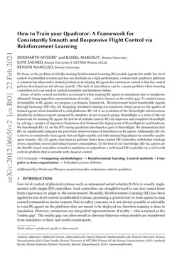 How to Train your Quadrotor: A Framework for Consistently Smooth and
  Responsive Flight Control via Reinforcement Learning