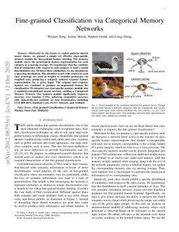 Fine-grained Classification via Categorical Memory Networks