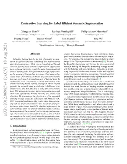 Contrastive Learning for Label-Efficient Semantic Segmentation