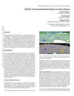 FSOCO: The Formula Student Objects in Context Dataset