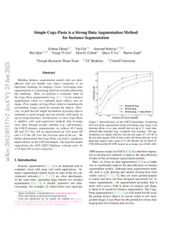 Simple Copy-Paste is a Strong Data Augmentation Method for Instance
  Segmentation
