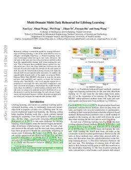 Multi-Domain Multi-Task Rehearsal for Lifelong Learning