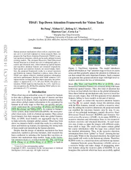 TDAF: Top-Down Attention Framework for Vision Tasks