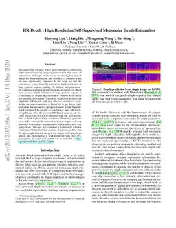HR-Depth: High Resolution Self-Supervised Monocular Depth Estimation