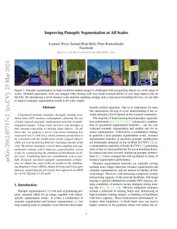 Improving Panoptic Segmentation at All Scales