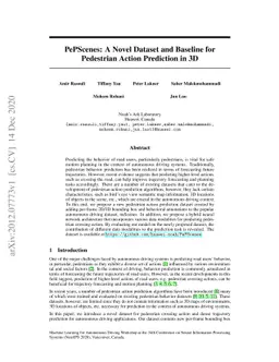 PePScenes: A Novel Dataset and Baseline for Pedestrian Action Prediction
  in 3D