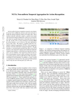 NUTA: Non-uniform Temporal Aggregation for Action Recognition
