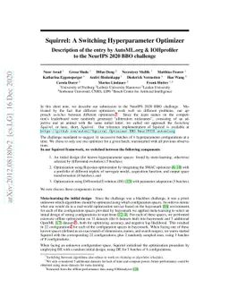 Squirrel: A Switching Hyperparameter Optimizer