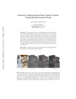 Geometry Enhancements from Visual Content: Going Beyond Ground Truth