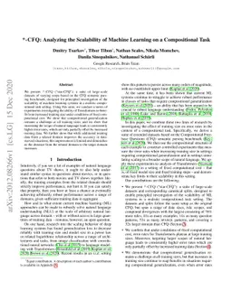 *-CFQ: Analyzing the Scalability of Machine Learning on a Compositional
  Task