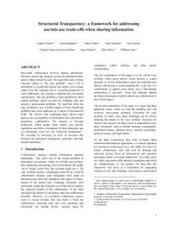 Beyond Privacy Trade-offs with Structured Transparency